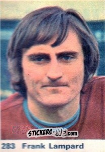 Sticker Frank Lampard - Top Teams 1971-1972
 n. 283 - Marshall Cavendish
