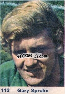 Sticker Gary Sprake - Top Teams 1971-1972
 - Marshall Cavendish

