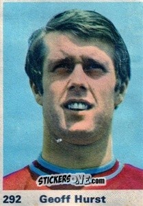 Sticker Geoff Hurst - Top Teams 1971-1972
 n. 292 - Marshall Cavendish
