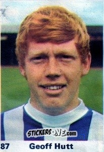 Sticker Geoff Hutt - Top Teams 1971-1972
 n. 87 - Marshall Cavendish
