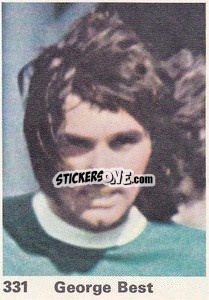 Sticker George Best - Top Teams 1971-1972
 - Marshall Cavendish
