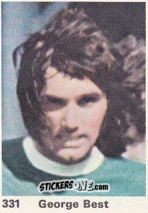 Sticker George Best - Top Teams 1971-1972
 n. 331 - Marshall Cavendish
