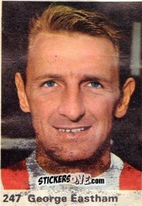 Sticker George Eastham - Top Teams 1971-1972
 n. 247 - Marshall Cavendish
