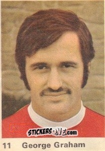 Sticker George Graham - Top Teams 1971-1972
 n. 11 - Marshall Cavendish
