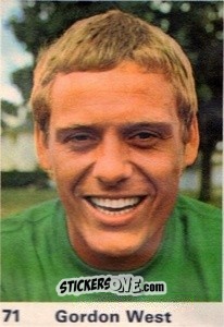 Sticker Gordon West - Top Teams 1971-1972
 n. 71 - Marshall Cavendish
