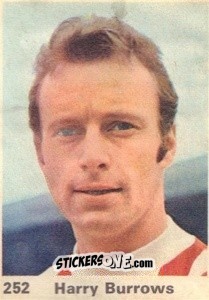 Sticker Harry Burrows - Top Teams 1971-1972
 n. 252 - Marshall Cavendish
