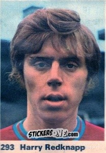 Sticker Harry Redknapp - Top Teams 1971-1972
 n. 293 - Marshall Cavendish
