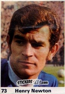 Sticker Henry Newton - Top Teams 1971-1972
 n. 73 - Marshall Cavendish
