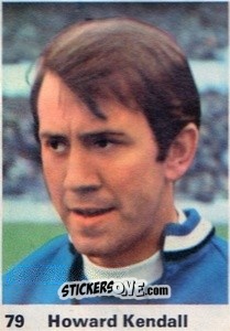 Cromo Howard Kendall - Top Teams 1971-1972
 n. 79 - Marshall Cavendish
