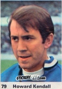 Cromo Howard Kendall - Top Teams 1971-1972
 - Marshall Cavendish
