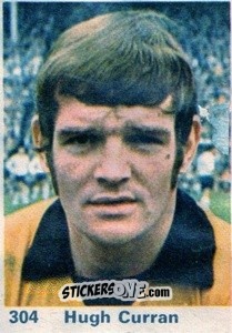 Sticker Hugh Curran - Top Teams 1971-1972
 n. 304 - Marshall Cavendish
