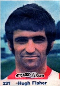 Sticker Hugh Fisher - Top Teams 1971-1972
 n. 231 - Marshall Cavendish
