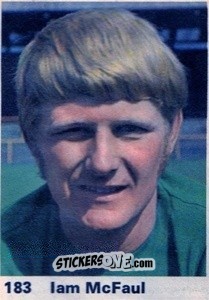 Sticker Iam McFaul - Top Teams 1971-1972
 n. 183 - Marshall Cavendish
