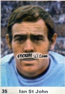 Sticker Ian St John - Top Teams 1971-1972
 - Marshall Cavendish
