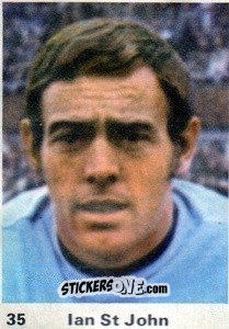 Cromo Ian St John - Top Teams 1971-1972
 n. 35 - Marshall Cavendish
