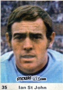 Sticker Ian St John - Top Teams 1971-1972
 - Marshall Cavendish
