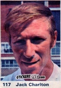 Sticker Jack Charlton - Top Teams 1971-1972
 n. 117 - Marshall Cavendish
