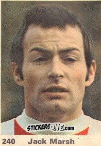 Sticker Jack Marsh - Top Teams 1971-1972
 n. 240 - Marshall Cavendish
