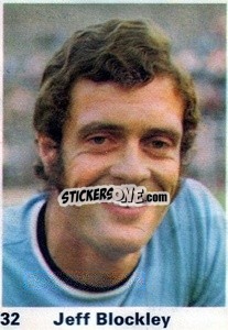 Cromo Jeff Blockley - Top Teams 1971-1972
 - Marshall Cavendish
