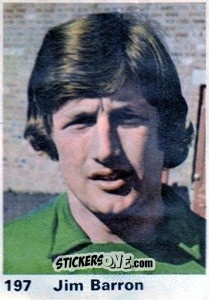 Sticker Jim Barron - Top Teams 1971-1972
 n. 197 - Marshall Cavendish
