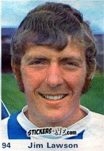 Sticker Jim Lawson - Top Teams 1971-1972
 n. 94 - Marshall Cavendish
