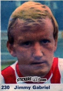 Sticker Jimmy Gabriel - Top Teams 1971-1972
 - Marshall Cavendish
