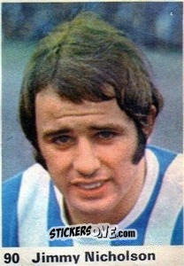 Sticker Jimmy Nicholson - Top Teams 1971-1972
 n. 90 - Marshall Cavendish
