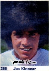 Sticker Joe Kinnear - Top Teams 1971-1972
 n. 255 - Marshall Cavendish
