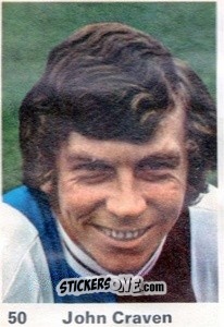 Sticker John Craven - Top Teams 1971-1972
 n. 50 - Marshall Cavendish
