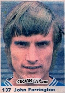 Sticker John Farrington - Top Teams 1971-1972
 n. 137 - Marshall Cavendish
