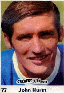 Sticker John Hurst - Top Teams 1971-1972
 n. 77 - Marshall Cavendish
