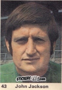Sticker John Jackson - Top Teams 1971-1972
 n. 43 - Marshall Cavendish
