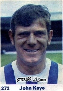 Sticker John Kaye - Top Teams 1971-1972
 n. 272 - Marshall Cavendish
