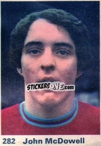 Sticker John McDowell - Top Teams 1971-1972
 - Marshall Cavendish
