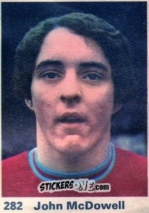 Cromo John McDowell - Top Teams 1971-1972
 n. 282 - Marshall Cavendish
