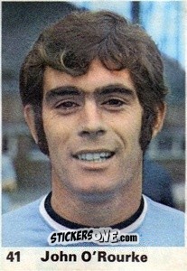 Sticker John O'Rourke - Top Teams 1971-1972
 - Marshall Cavendish
