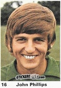 Sticker John Phillips - Top Teams 1971-1972
 n. 16 - Marshall Cavendish
