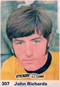 Sticker John Richards - Top Teams 1971-1972
 n. 307 - Marshall Cavendish
