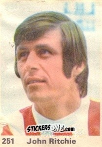 Sticker John Ritchie - Top Teams 1971-1972
 n. 251 - Marshall Cavendish
