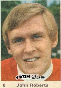 Sticker John Roberts - Top Teams 1971-1972
 n. 8 - Marshall Cavendish
