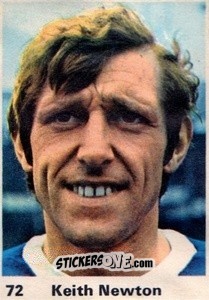 Sticker Keith Newton - Top Teams 1971-1972
 n. 72 - Marshall Cavendish
