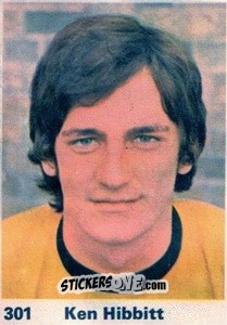 Sticker Ken Hibbitt - Top Teams 1971-1972
 n. 301 - Marshall Cavendish

