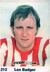 Figurina Len Badger - Top Teams 1971-1972
 n. 212 - Marshall Cavendish
