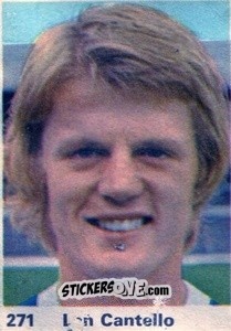 Sticker Len Cantello - Top Teams 1971-1972
 - Marshall Cavendish
