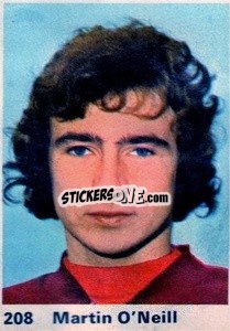Sticker Martin O'Neill - Top Teams 1971-1972
 - Marshall Cavendish
