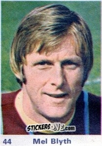 Sticker Mel Blyth - Top Teams 1971-1972
 n. 44 - Marshall Cavendish
