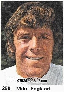 Sticker Mike England - Top Teams 1971-1972
 n. 258 - Marshall Cavendish
