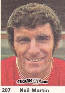 Sticker Neil Martin - Top Teams 1971-1972
 n. 207 - Marshall Cavendish
