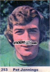 Sticker Pat Jennings - Top Teams 1971-1972
 - Marshall Cavendish
