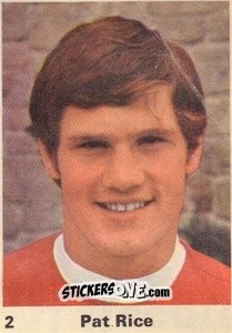 Sticker Pat Rice - Top Teams 1971-1972
 n. 2 - Marshall Cavendish
